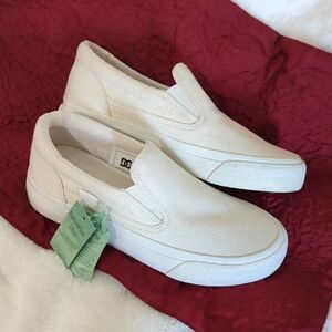 DC Cream Slip-On Sneakers